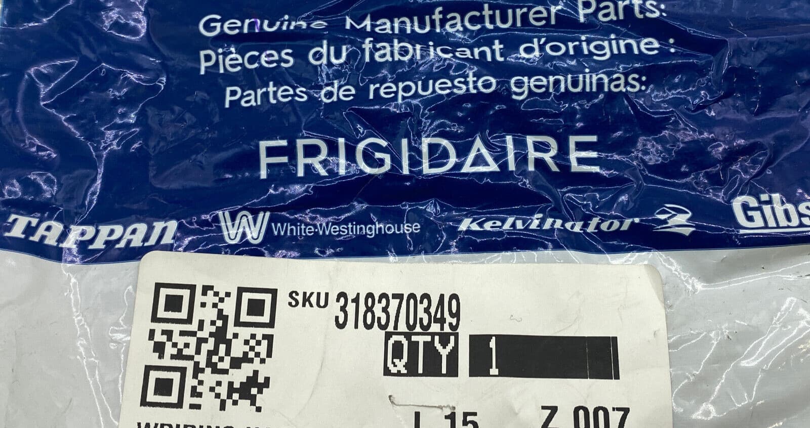 Genuine OEM Frigidaire Wall Oven Wire Harness 318370349 — thumbnail 2