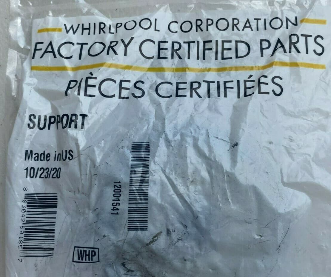 NEW Genuine OEM  Whirlpool Dryer Drum Support Roller MDG6800AW 12001541 — thumbnail 9