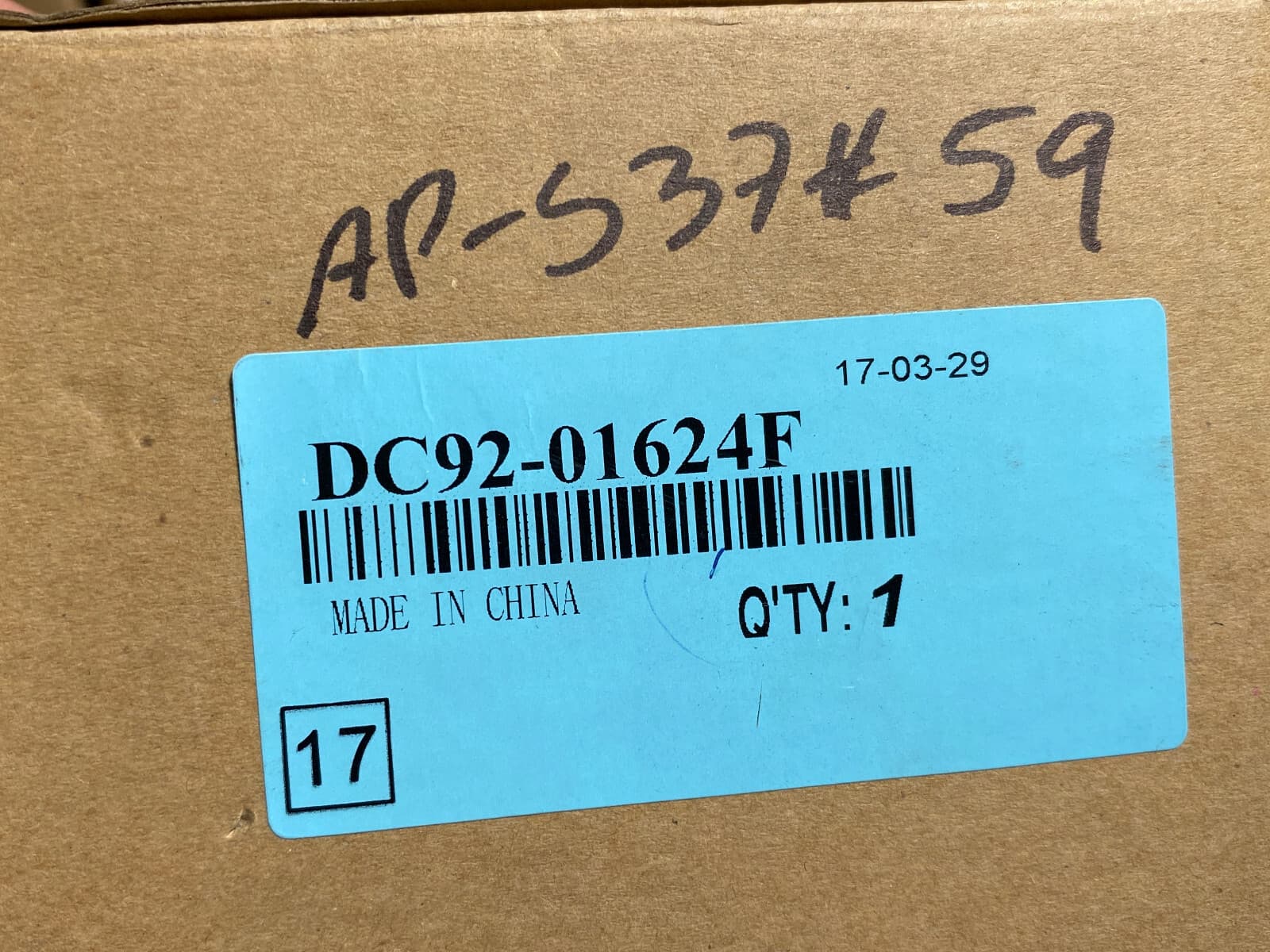 DC92-01624F OEM Samsung Dryer Display Board Assembly New Genuine — thumbnail 4