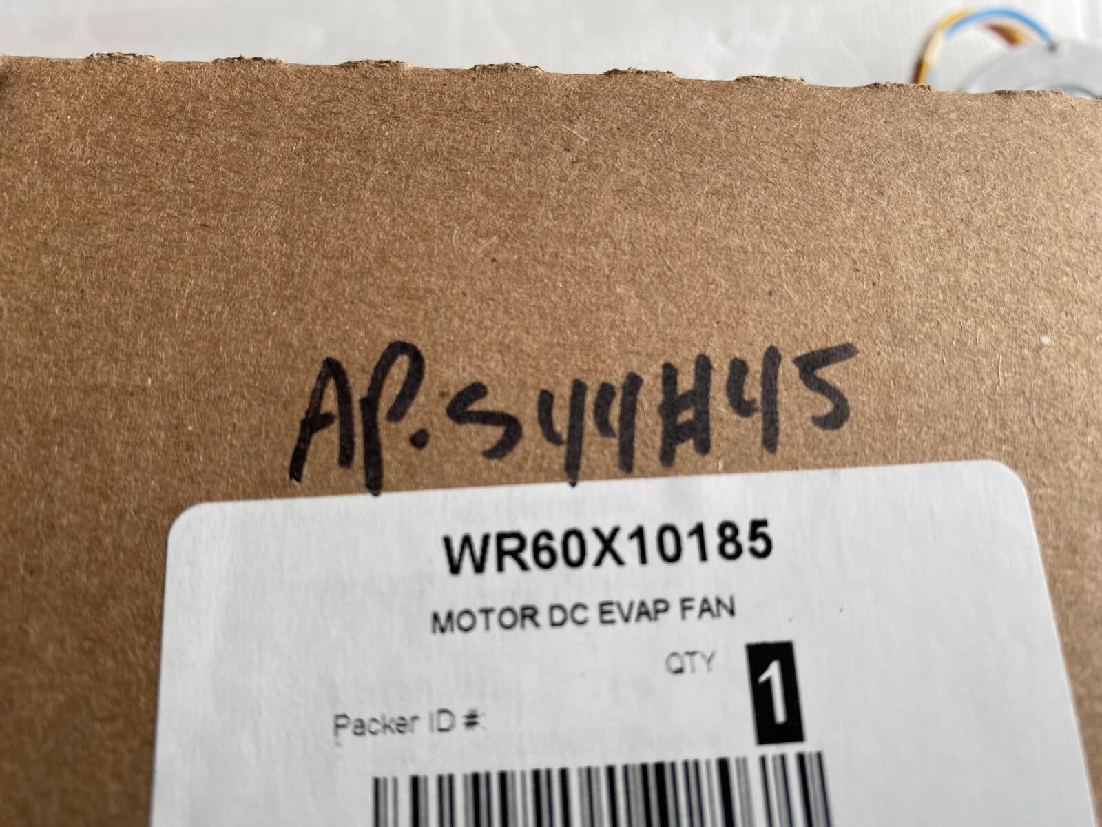 New Genuine GE Refrigerator Evaporator Fan Motor WR60X10185 — thumbnail 15