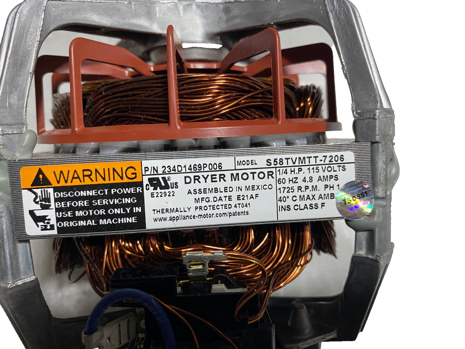 New Genuine OEM GE Dryer Drive Motor GTD72EBPN0DG  WE49X28295 — thumbnail 10