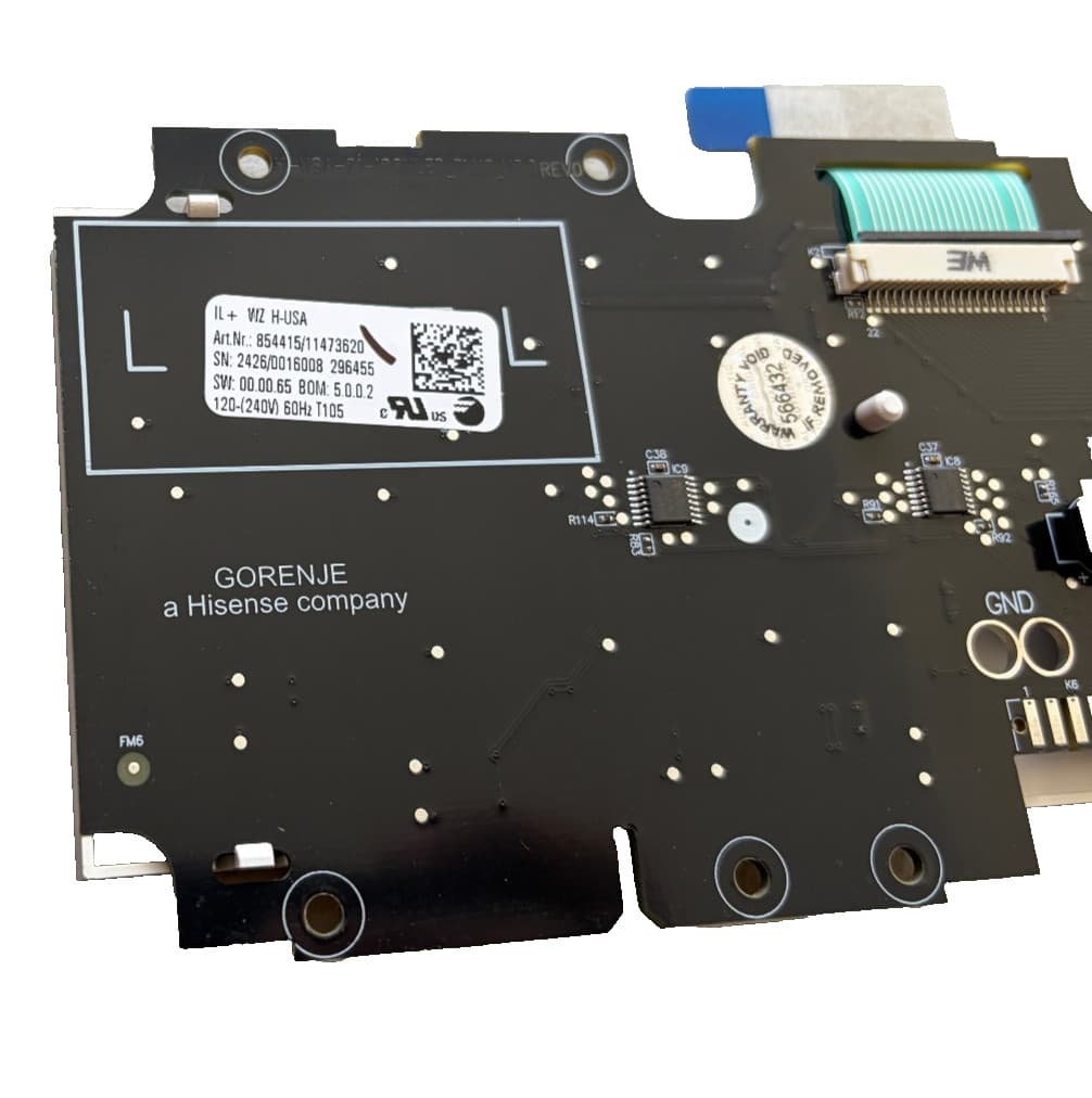 11473401 OEM  Hisense Range Oven User Interface Board  New Genuine — thumbnail 3