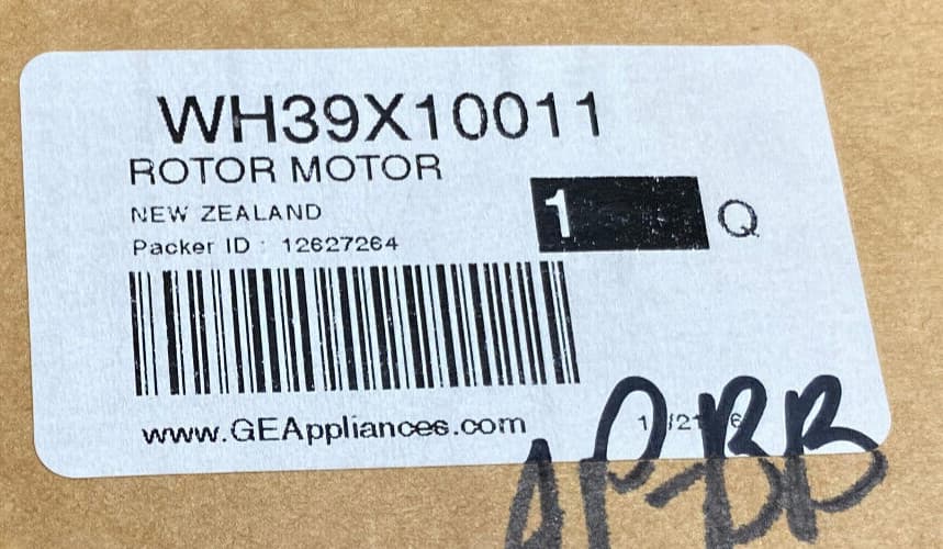 New Genuine OEM GE Washer Motor Rotor WH39X10011 — thumbnail 3
