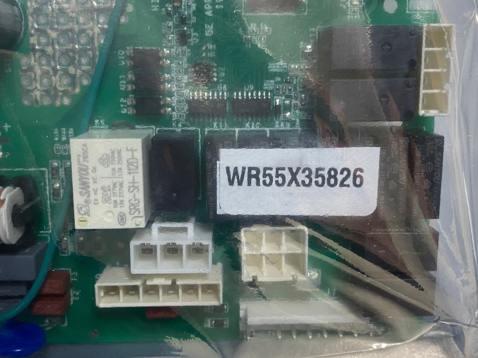 New Genuine OEM GE  Refrigerator Model T Control Board SXS SS  WR55X35826 — thumbnail 2
