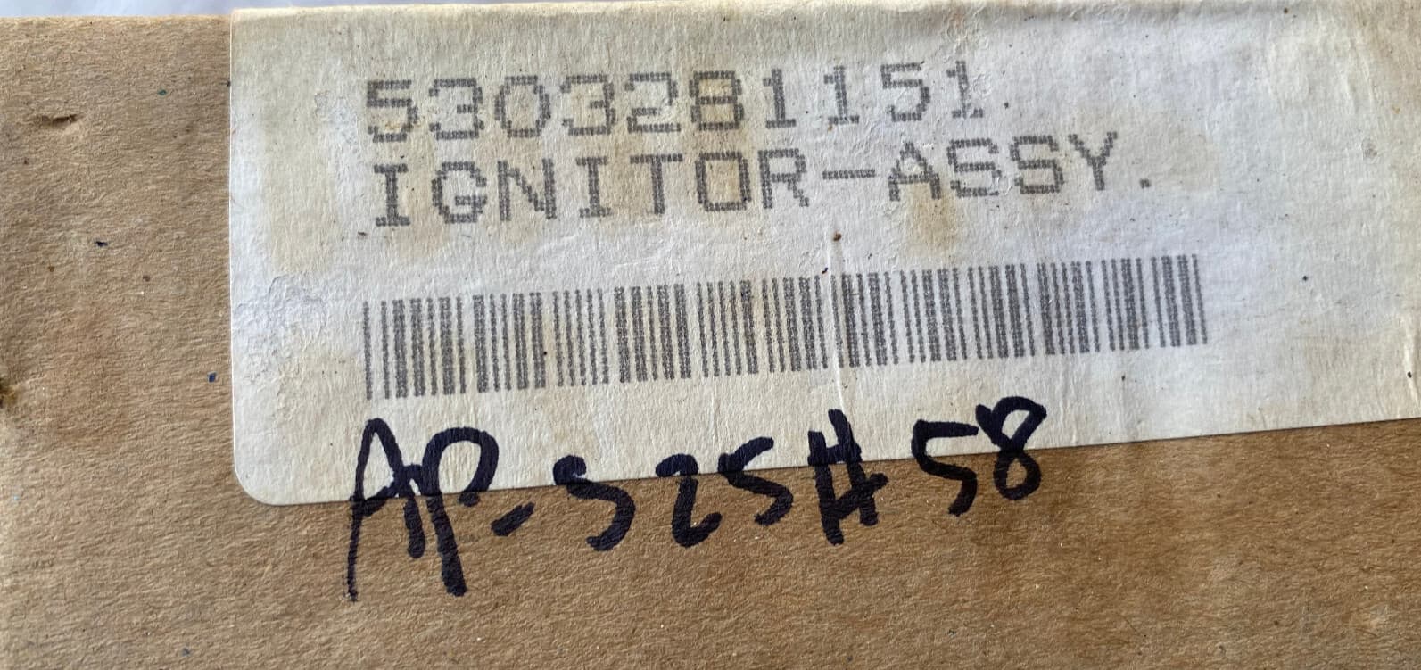 5303937186 New Genuine OEM Frigidaire Dryer Ignitor Assy — thumbnail 4