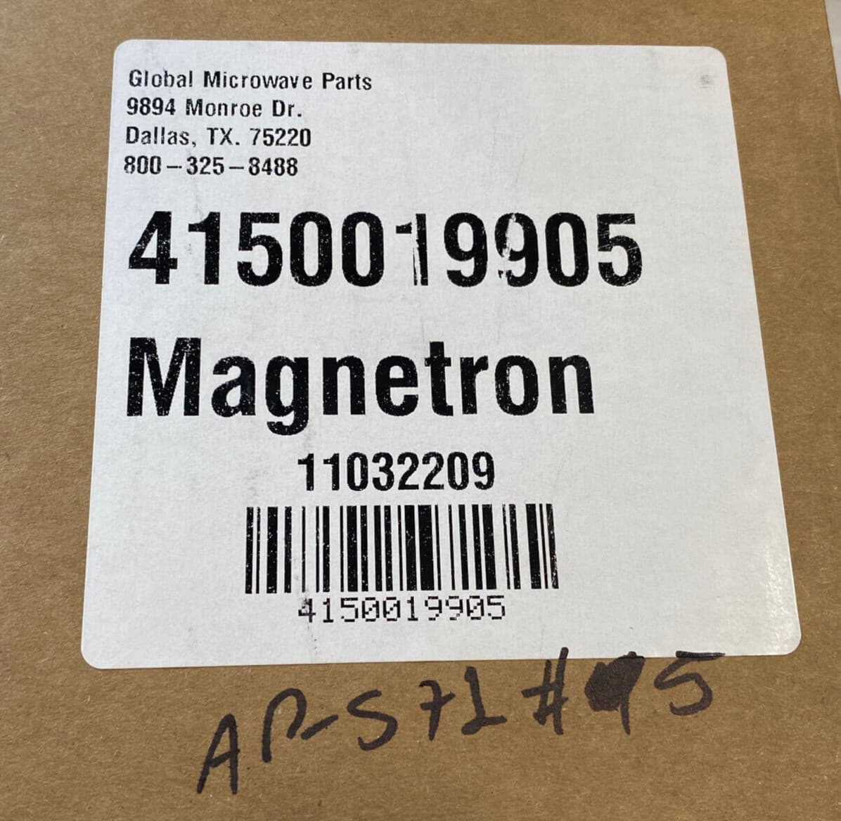NEW Genuine OEM TOSHIBA Microwave Magnetron  4150019905 — thumbnail 5