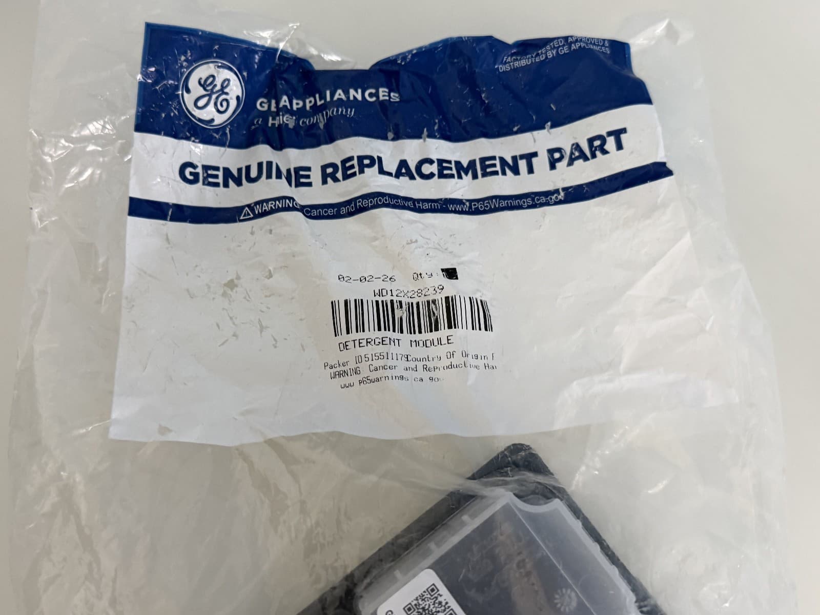WD12X28239 GE  Dishwasher Detergent Dispenser Module OEM New Genuine — thumbnail 4