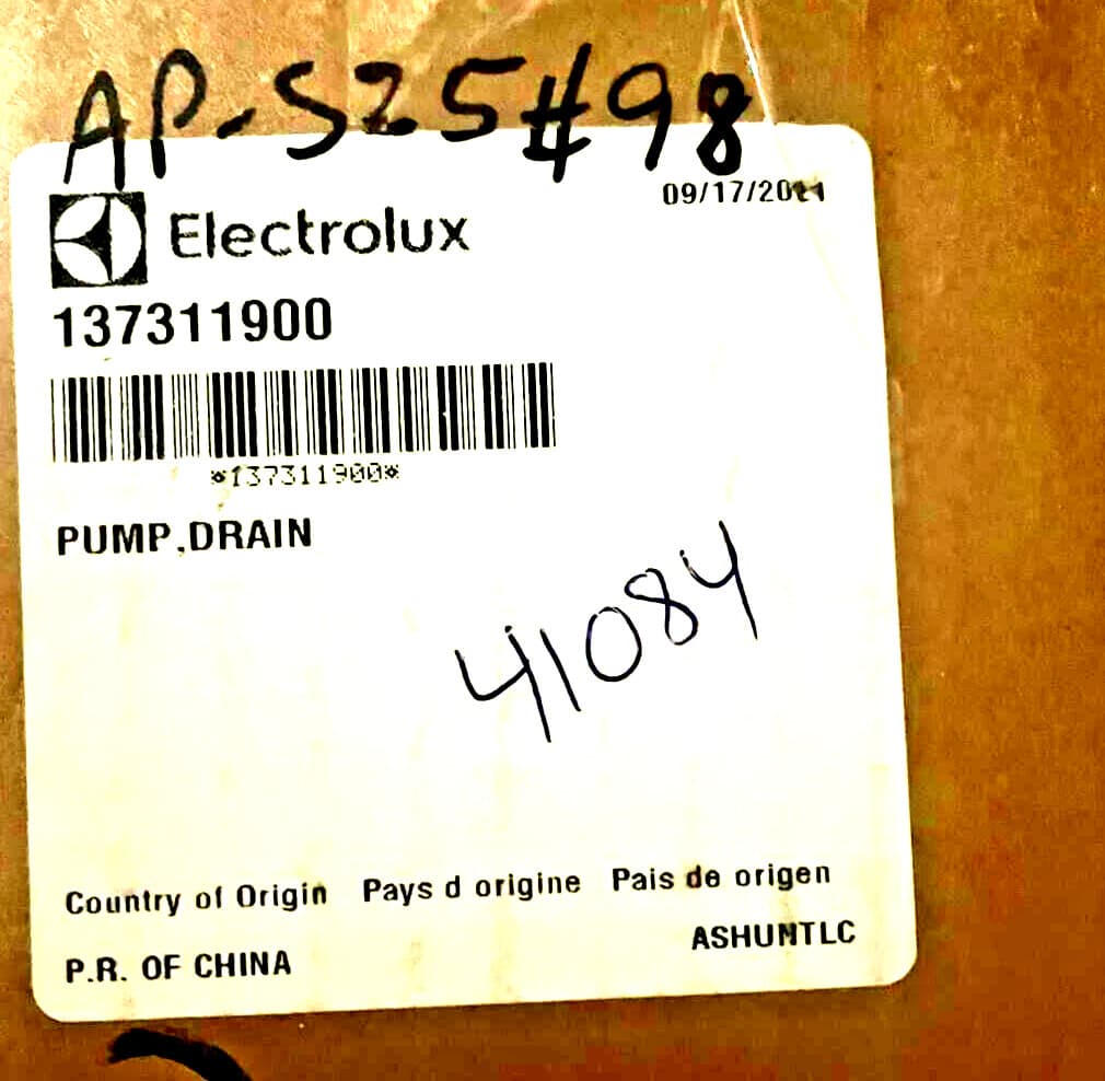 137311900 OEM Frigidaire Washing Machine Drain Pump  NEW Genuine — thumbnail 5