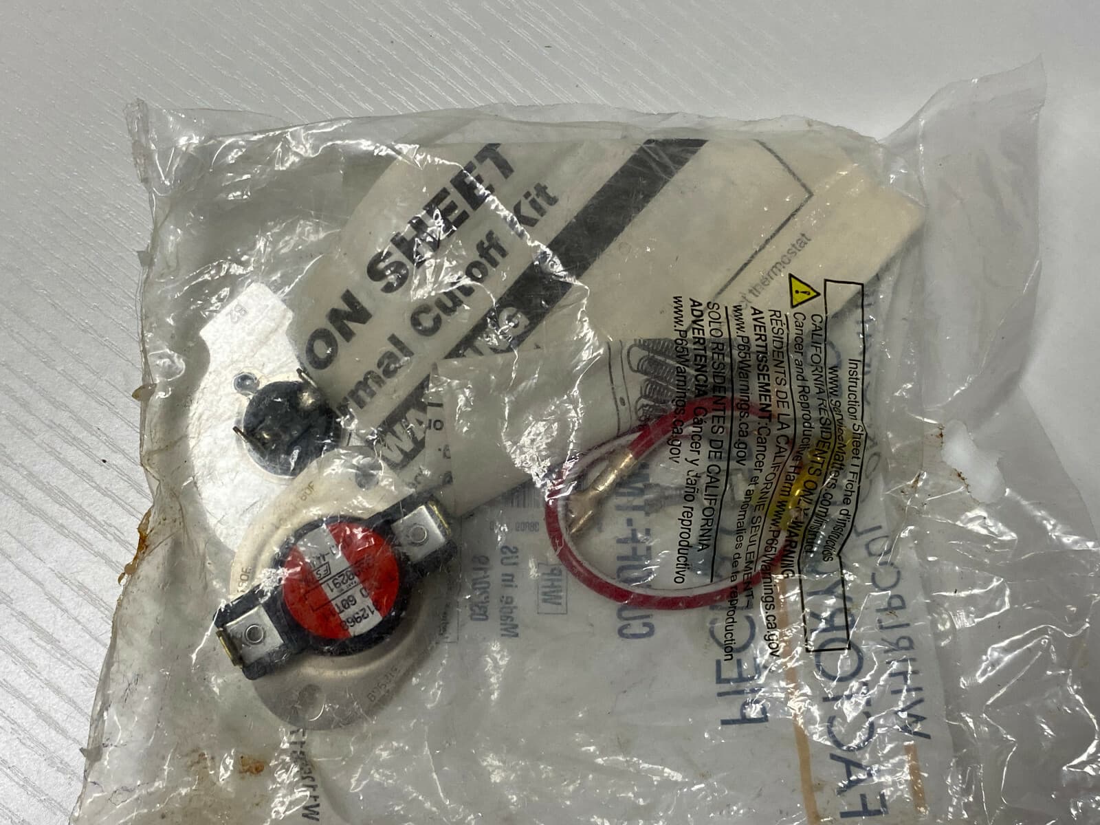 279816  OEM Whirlpool  Dryer Thermal Fuse & Thermostat Kit NEW Genuine — thumbnail 11
