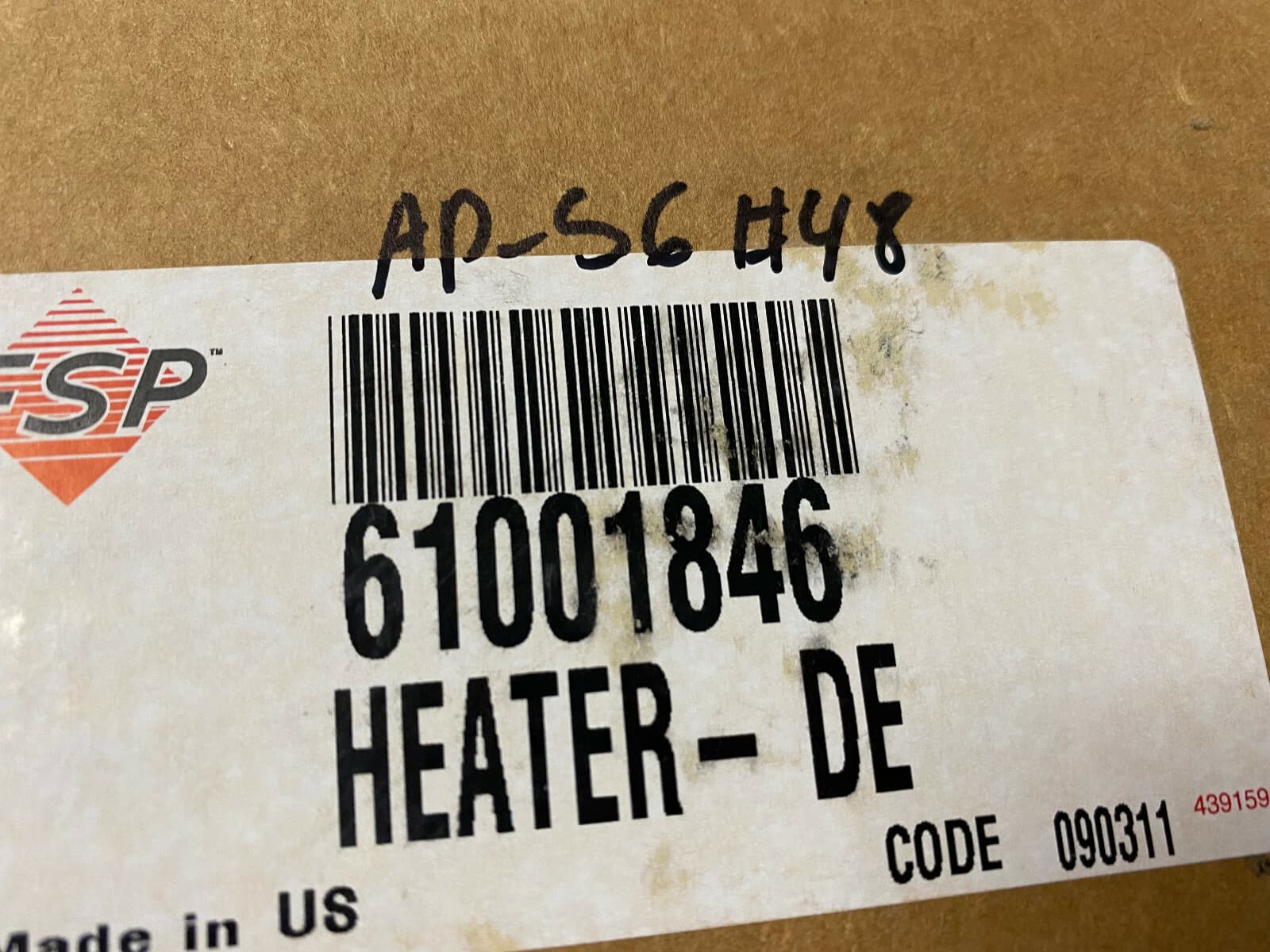 61001846  OEM Whirlpool Refrigerator Defrost Heater New Genuine — thumbnail 7