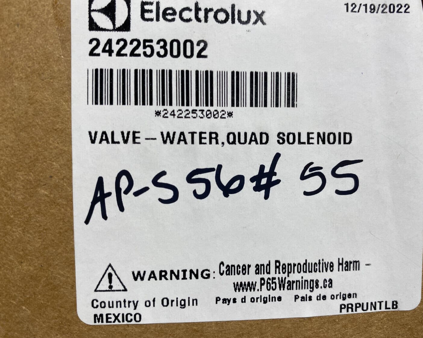 New Genuine OEM Frigidaire Refrigerator Water Inlet Valve 242253002 — thumbnail 8