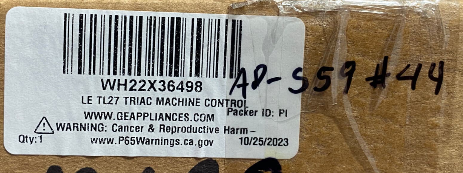 New Genuine OEM GE Washer Main Control Board WH22X36498 — thumbnail 10