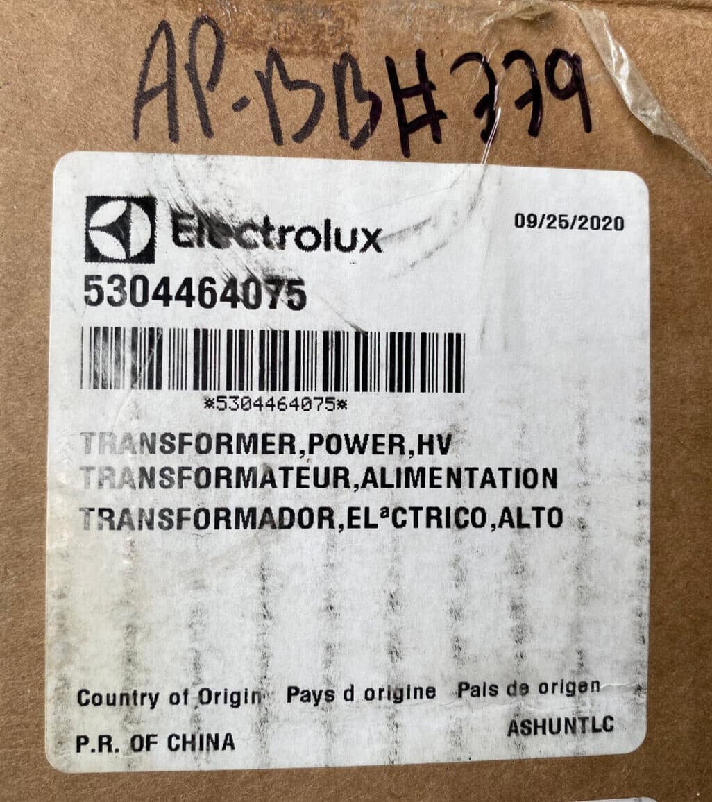New Genuine Frigidaire Microwave High-Voltage Transformer 5304464075 — thumbnail 3
