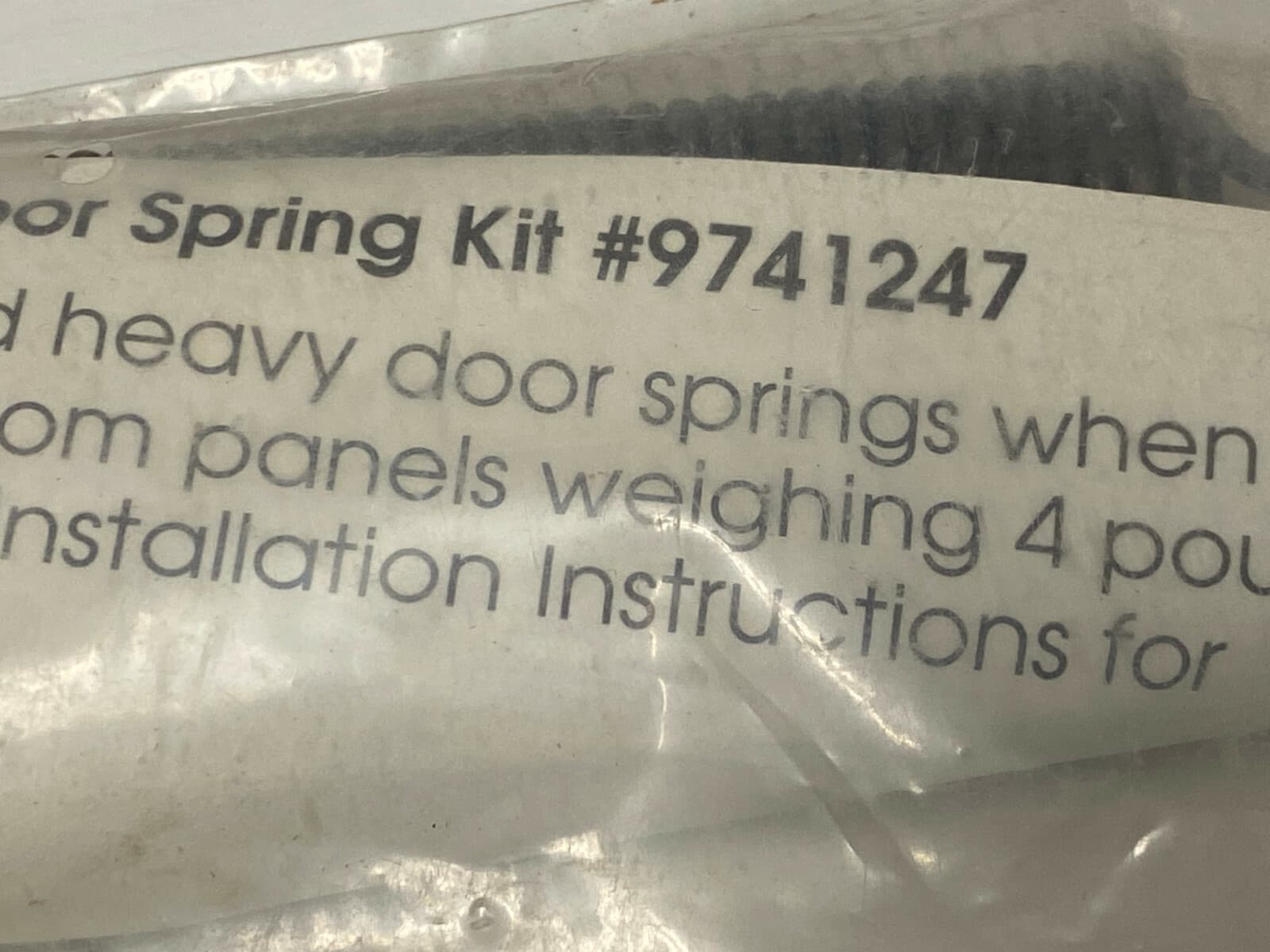 Genuine OEM Whirlpool Spring Kit 9741247 — thumbnail 6