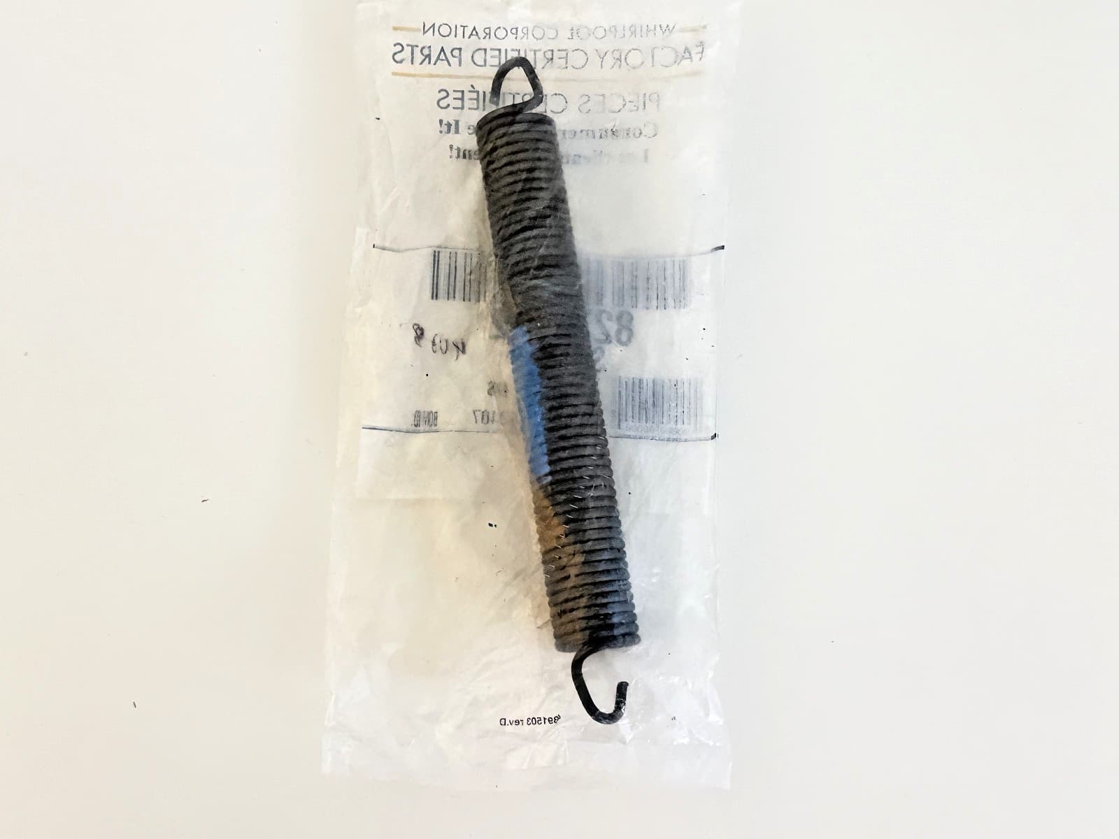 WP8270182  8270182 Whirlpool Dishwasher Door Spring OEM (2 Pack)  New Genuine — thumbnail 2