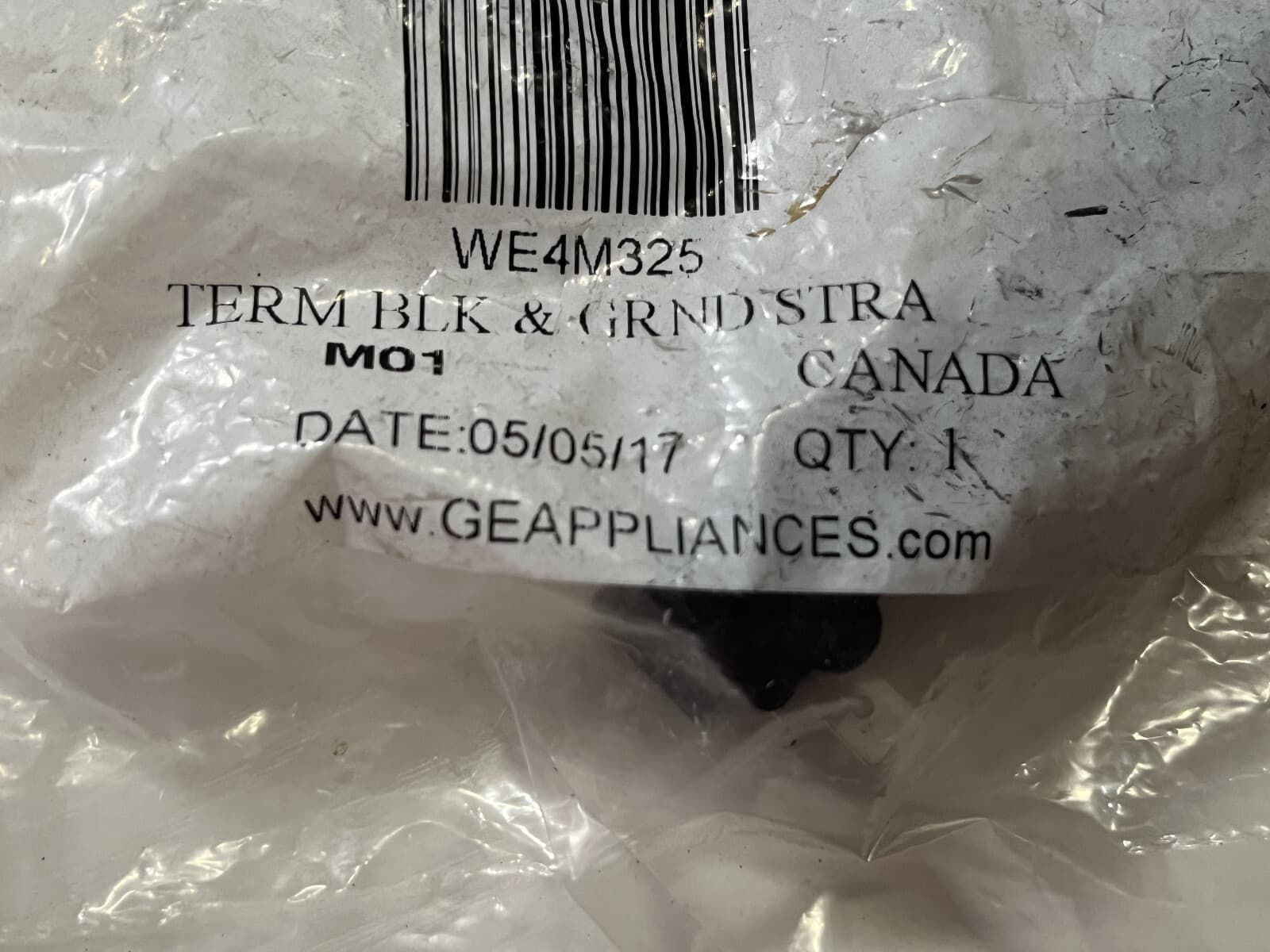 New Genuine OEM GE Electric Dryer Power Terminal Block WE4M325 — thumbnail 4