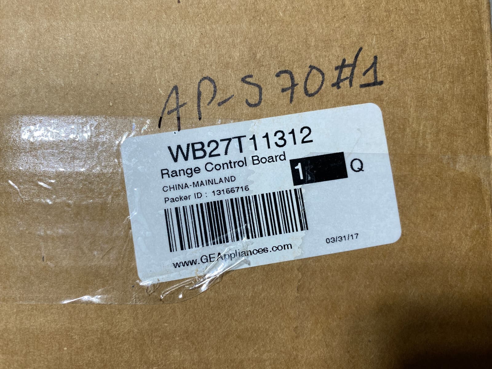 New Genuine OEM GE Range Oven Control Board WB27T11312 — thumbnail 4