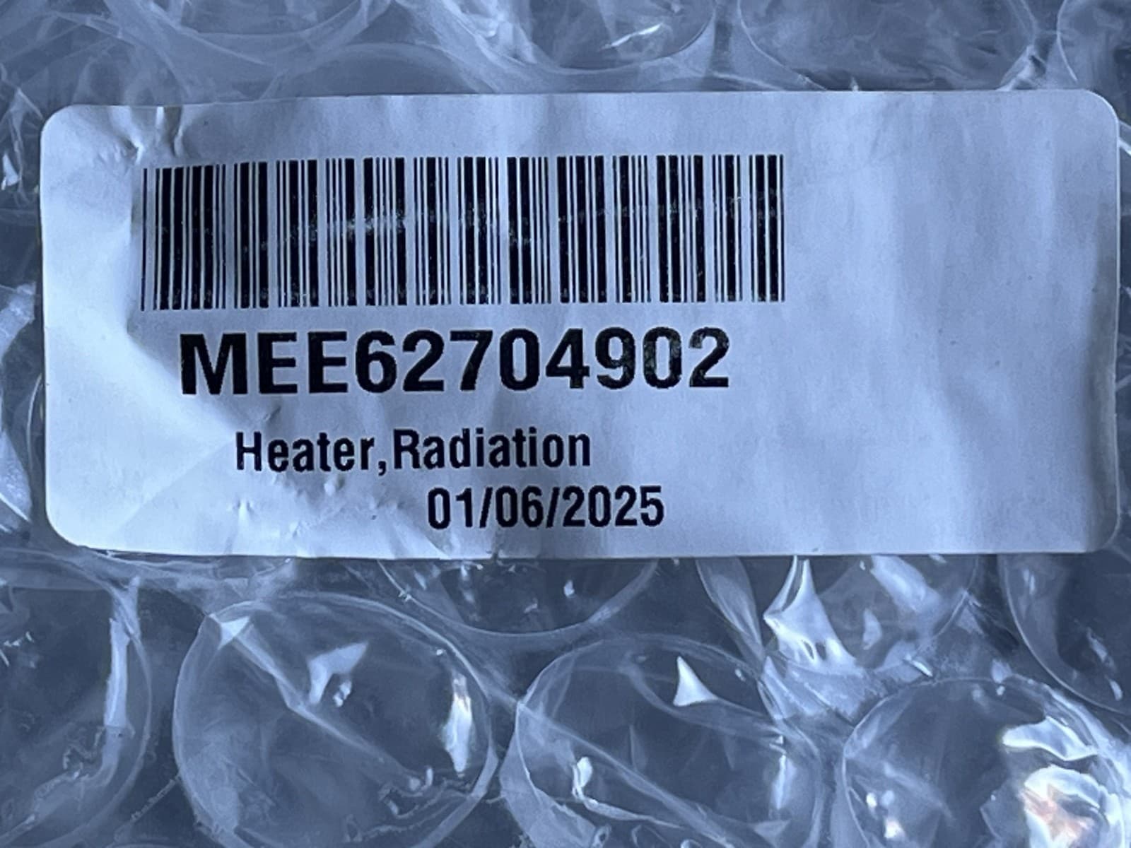 NEW Genuine OEM LG Range Radiant Surface Element LSES6338F/00 MEE62704902 — thumbnail 3
