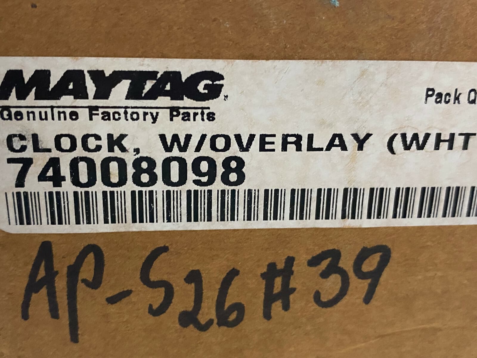 74008098 OEM Maytag Range Electronic Control Board Genuine — thumbnail 3