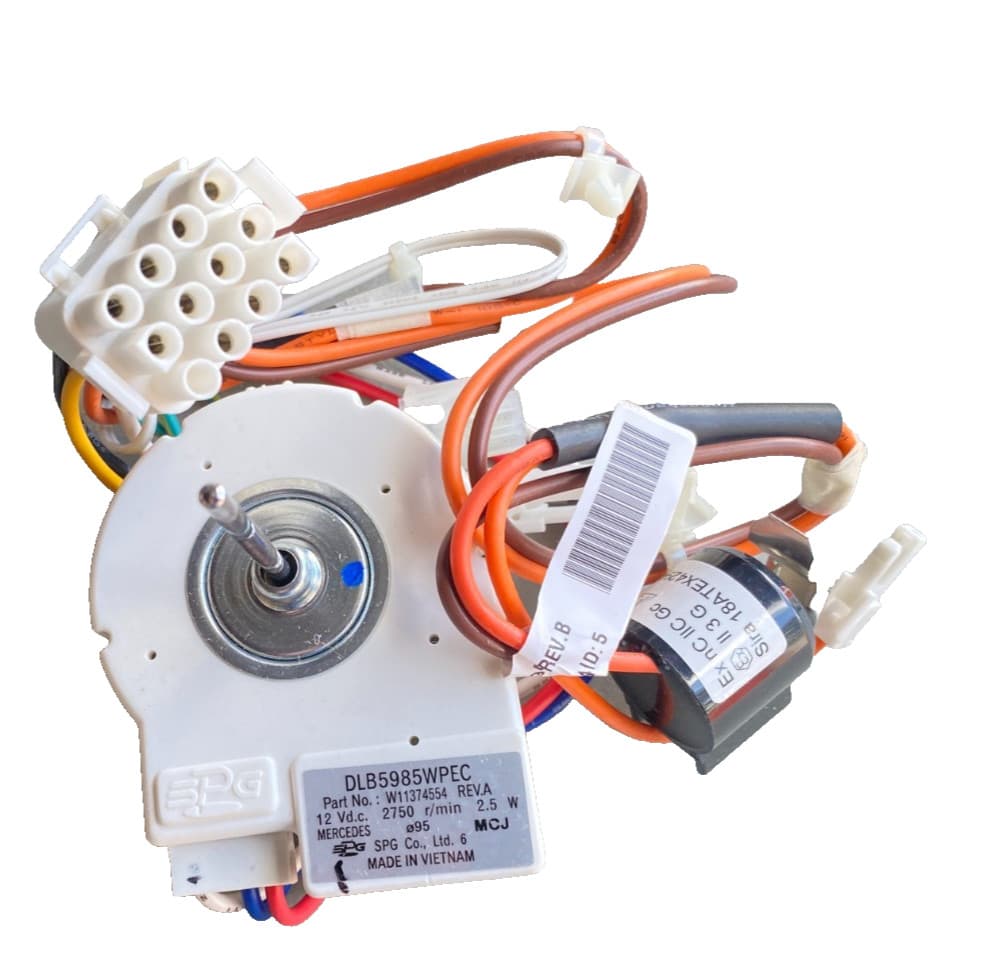 W11032800 OEM  Whirlpool Freezer Evaporator Fan Motor NEW Genuine